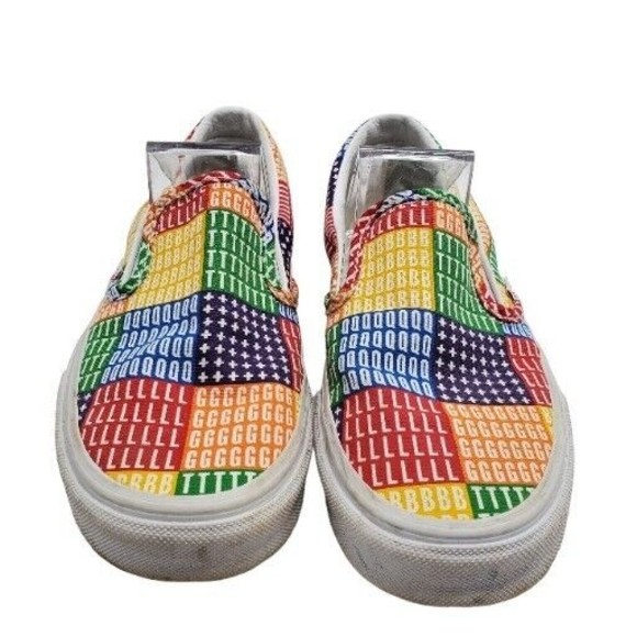 Vans Classic Slip On Pride LGBTQ+ Rainbow Mens Shoes Size 5 Womens Size 6.5 - Picture 2 of 11